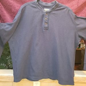 Eddie Bauer 3-button thermal Henley